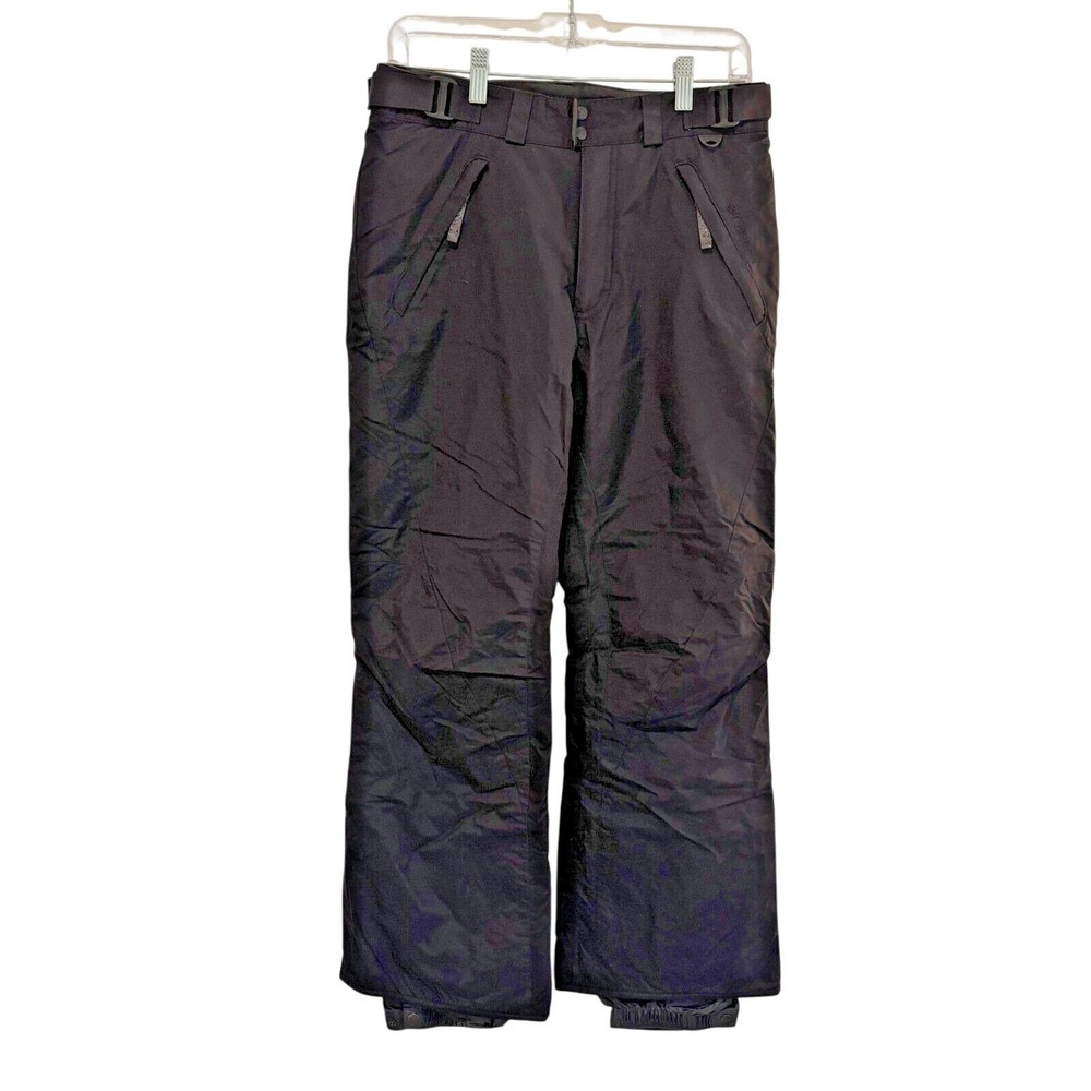 Columbia Omni-Tech Insulated Snow Ski Pants Women S Black Waterproof Snowboard